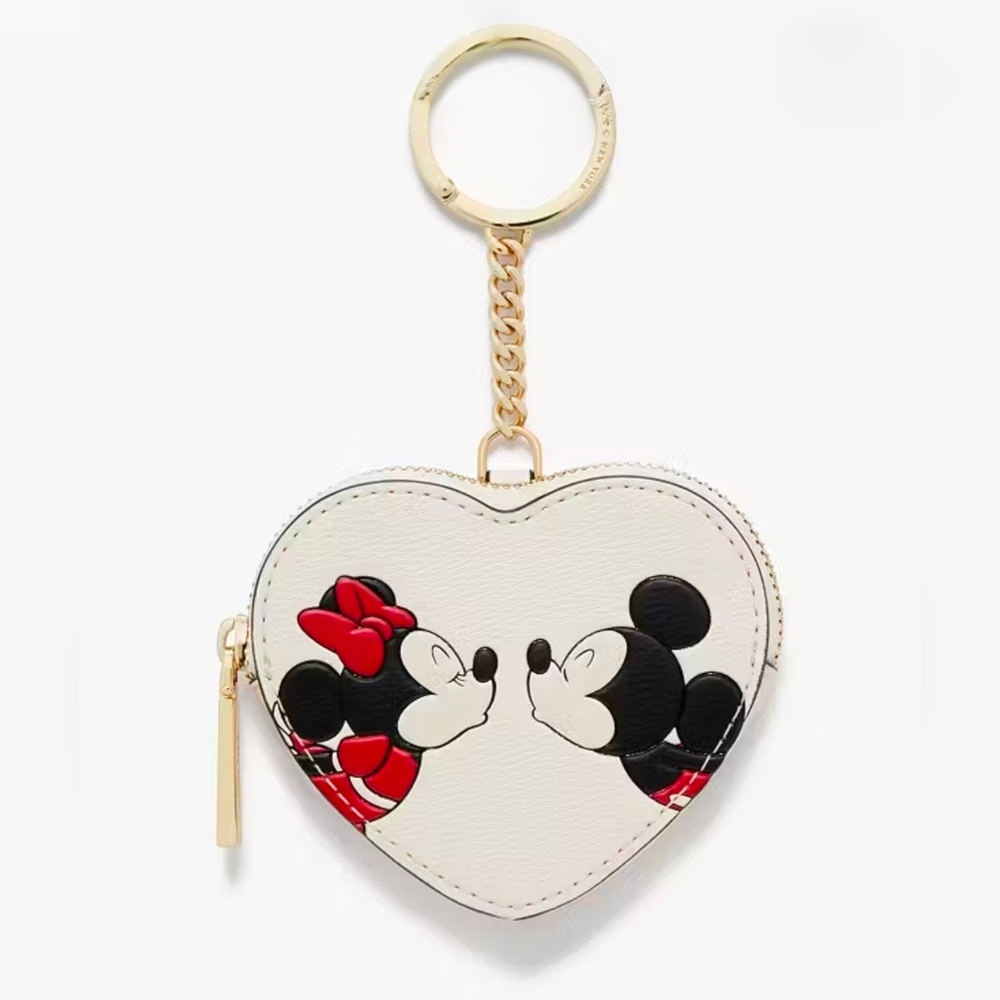 🆕KATE SPADE Disney X Minnie Mouse Bag Charm/Coin Purse